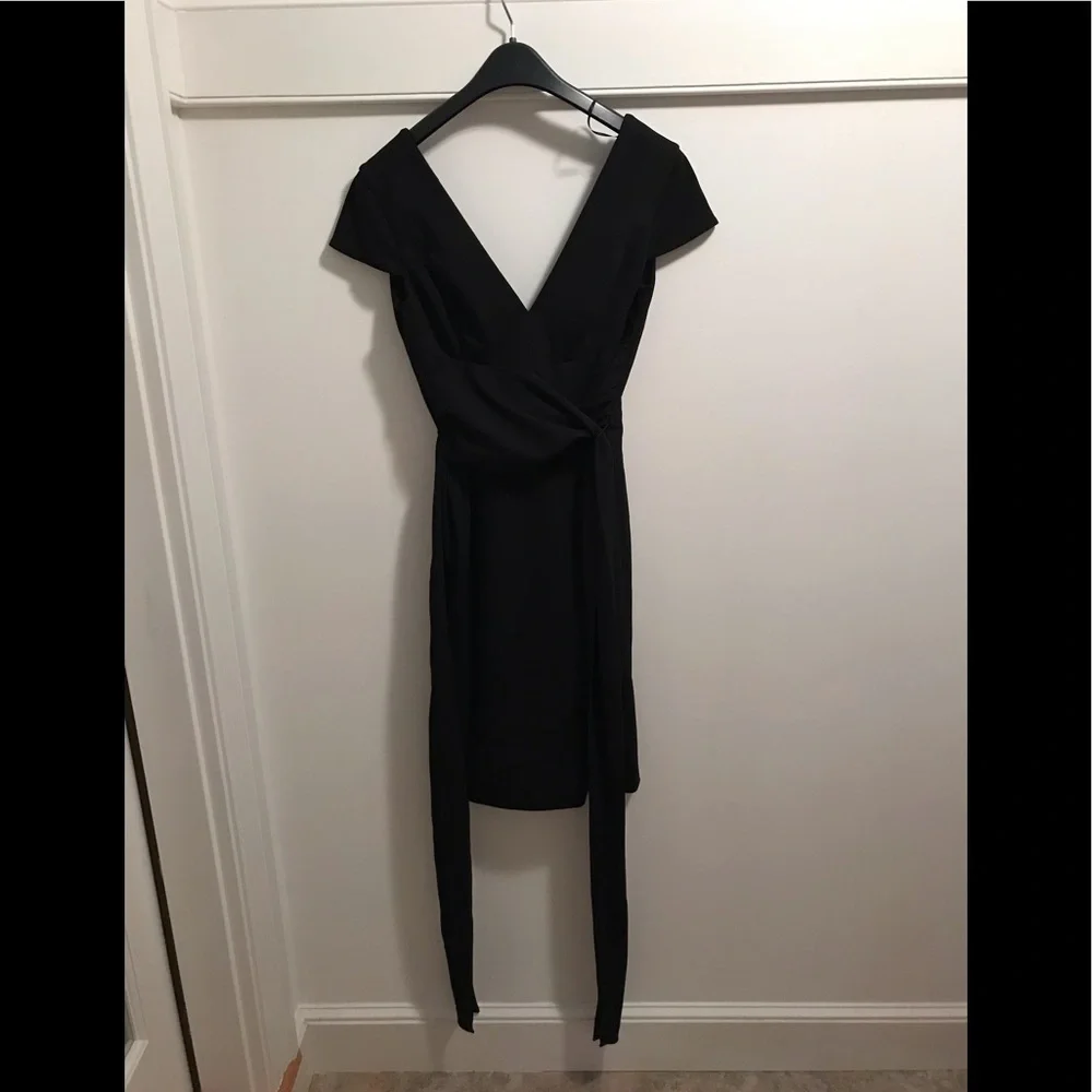 NWT BHLDN Dana Wrap Dress Black sz XS, M, L